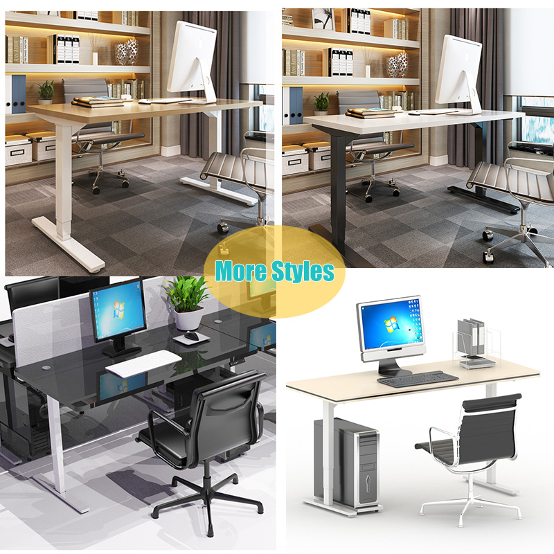 NT33-2B2 Nate Hot Sale Factory Direct Customized Ergonomic Height Adjustable Electric Office Computer Standing Desk