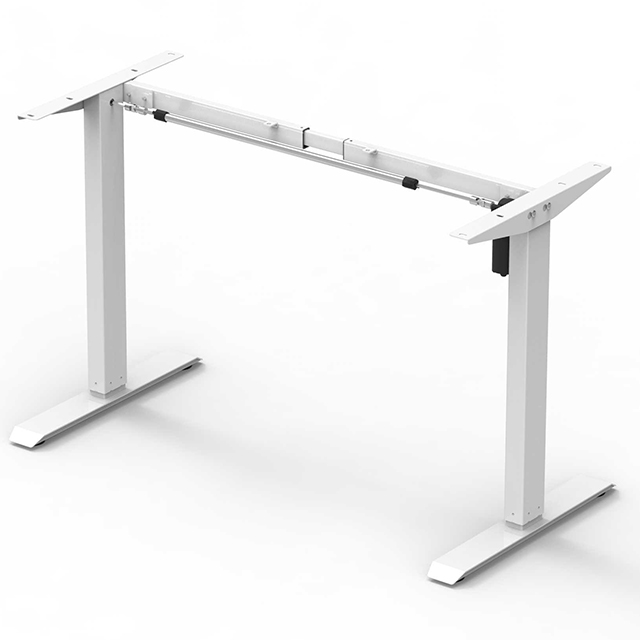 Escritorio el&eacute;ctrico de elevaci&oacute;n autom&aacute;tica, montaje f&aacute;cil y r&aacute;pido de f&aacute;brica, Motor &uacute;nico, patas de mesa ajustables en altura, escritorio de pie