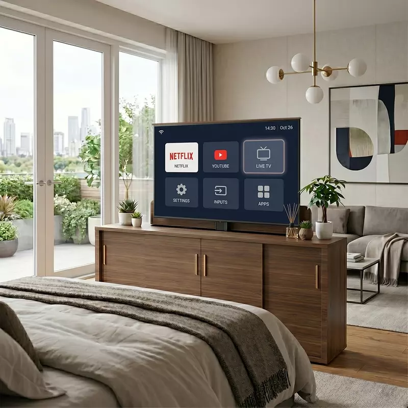NT33-1TV(B) motorisierter TV-Lift f&uuml;r Schlafzimmerschrank